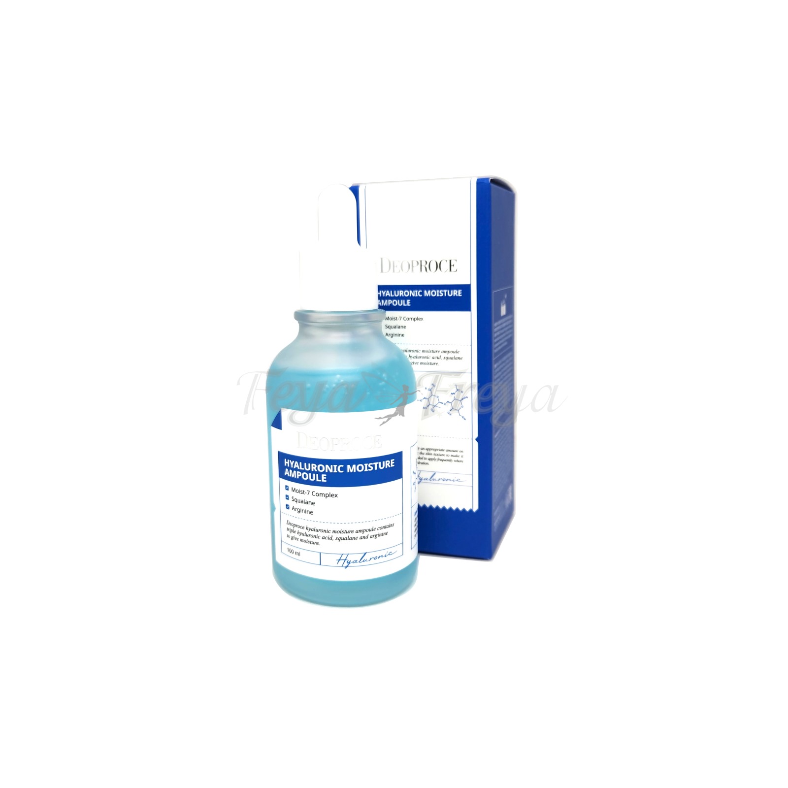 DEOPROCE HYALURONIC MOISTURE AMPOULE Увлажняющая сыворотка для лица с гиалуроновой кислотой 100мл