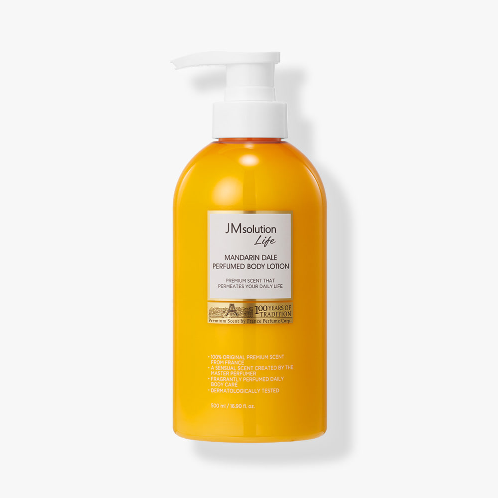 JM SOLUTION LIFE MANDARIN DALE PERFUMED BODY LOTION Парфюмированный лосьон для тела Мандарин, Гардения, Пачули 500мл