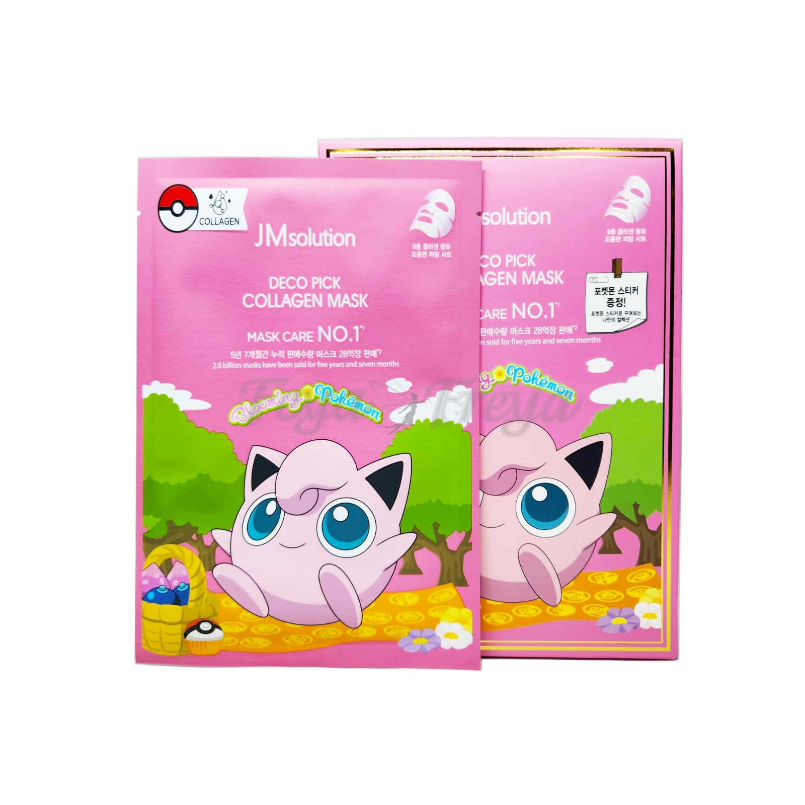 JM SOLUTION DECO PICK COLLAGEN MASK Тканевая маска с коллагеном (Джиглипаф) 30мл