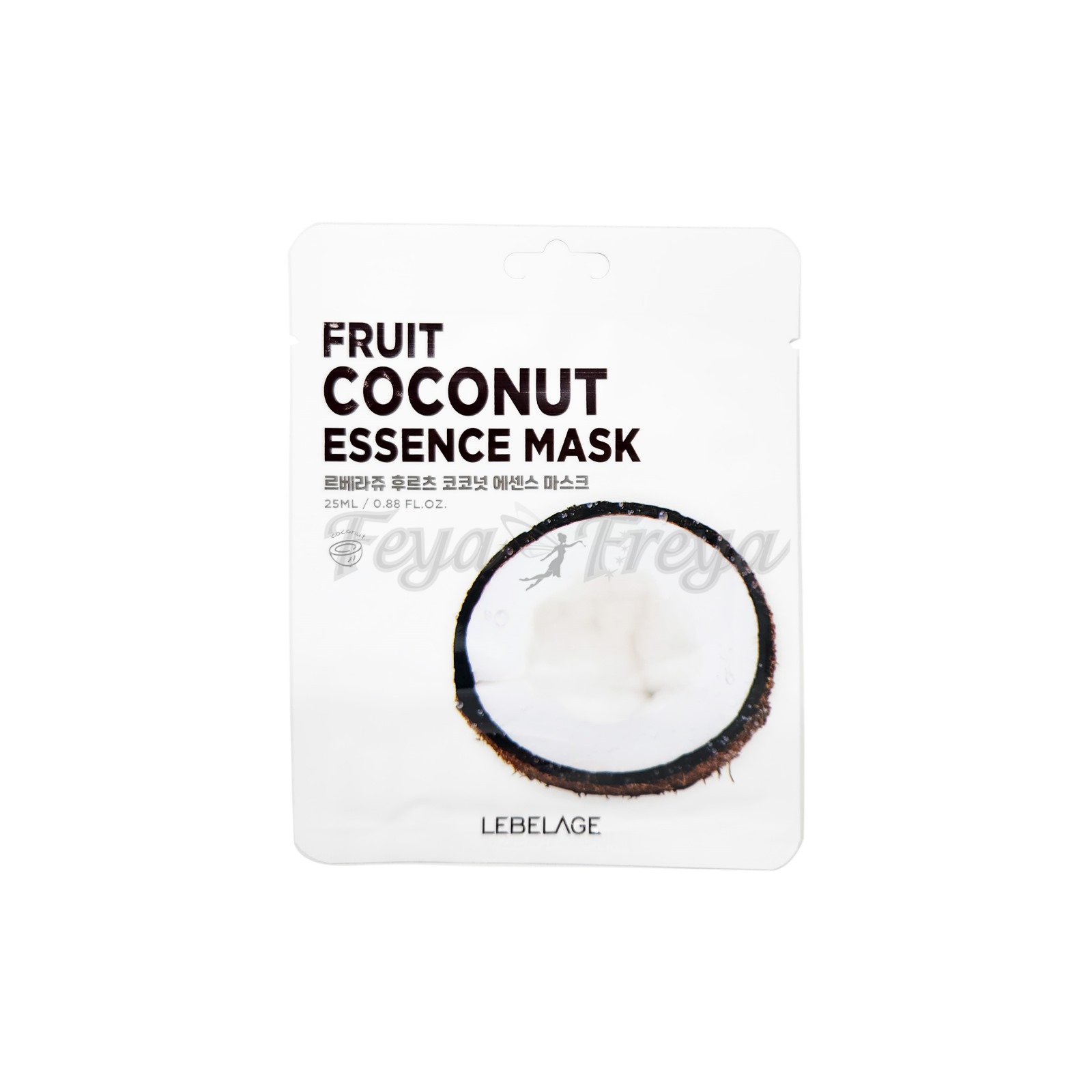LEBELAGE FRUIT COCONUT ESSENCE MASK Тканевая маска с кокосом 25мл*10шт