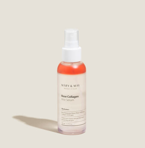 MARY & MAY ROSE COLLAGEN MIST SERUM Мист-сыворотка с розовой водой и коллагеном 100мл