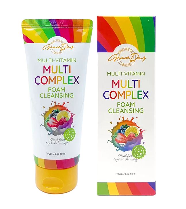 GRACE DAY MULTI-VITAMIN MULTI COMPLEX FOAM CLEANSER Пенка для умывания с витаминным комплексом 100мл