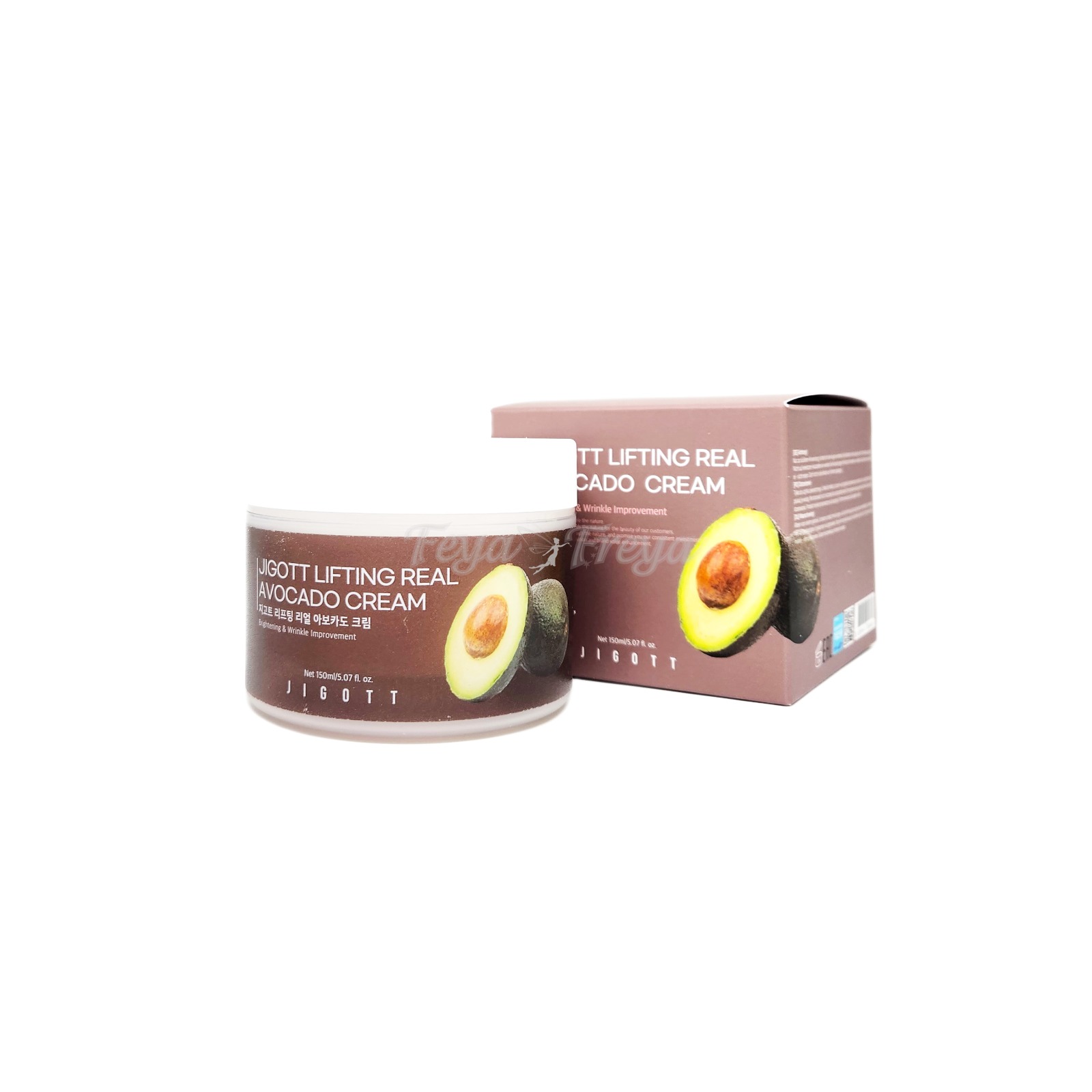 JIGOTT LIFTING REAL AVOCADO CREAM Лифтинг крем для лица с авокадо 150мл