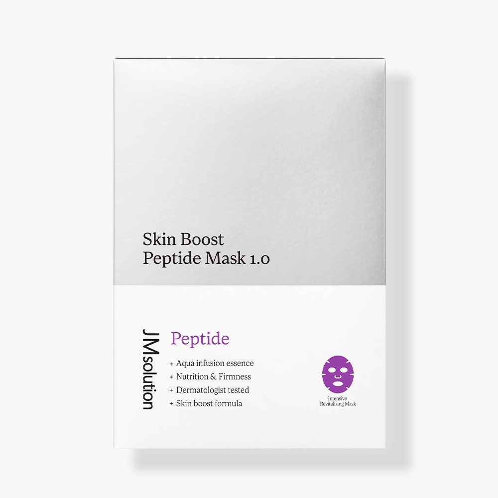 JM SOLUTION SKIN BOOST PEPTIDE MASK 1.0 Антивозрастная тканевая маска с пептидами 30мл