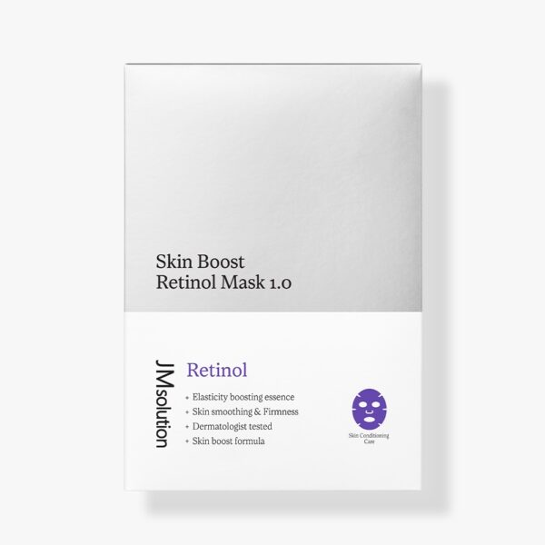 JM SOLUTION SKIN BOOST RETINOL MASK 1.0 30ml Тканевая маска с ретинолом для выравнивания тона кожи 30мл