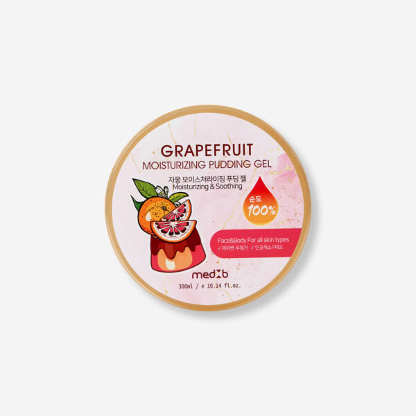 MEDB GRAPEFRUIT MOISTURIZING PUDDING GEL 300ml Универсальный заживляющий гель с экстрактом грейпфрута 300мл