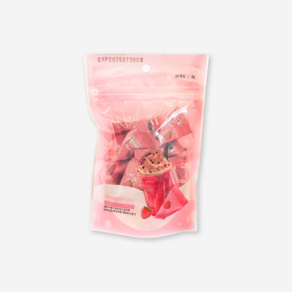 MEDB STRAWBERRY MILK WASH OFF PACK 3g*10ea Глиняная маска для лица с экстрактом клубники 3гр*10шт