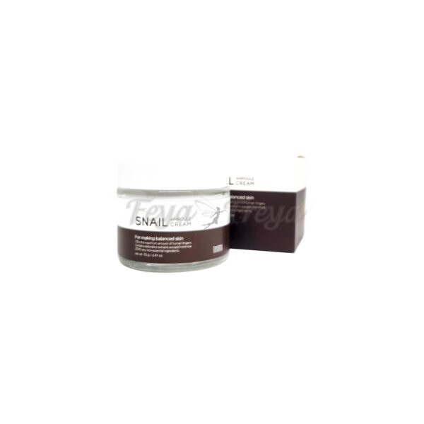 TENZERO RICH SNAIL AMPOULE CREAM 2X 70g Ампульный крем с муцином улитки 70гр
